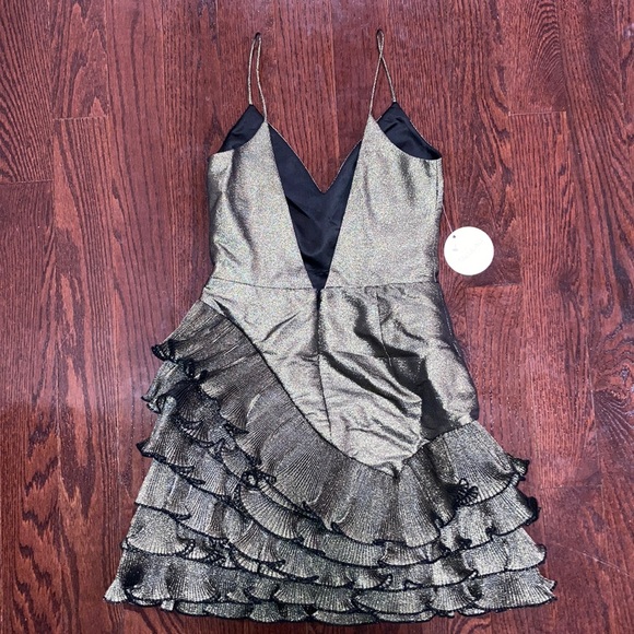NWT La Maison Talulah Golda Ruffle Mini Dress* - Picture 3 of 9